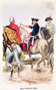 Federico II (1712-86) el Grande, ilustración de 